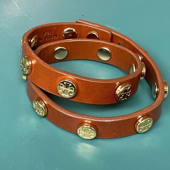 Tory Burch Brown Wrap Bracelet - Picture 3 of 12